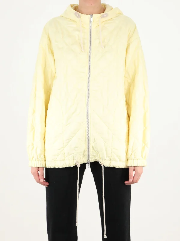 Yellow Quilted Jacket