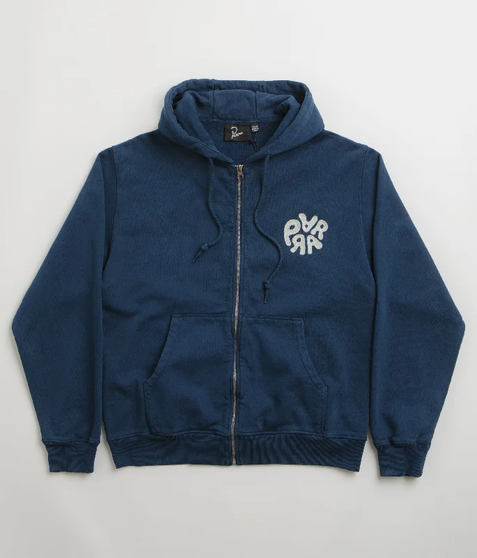 by Parra 1976 Logo Zip Hoodie - Blue