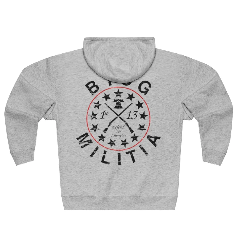 BYOG Militia, Premium Full Zip Hoodie