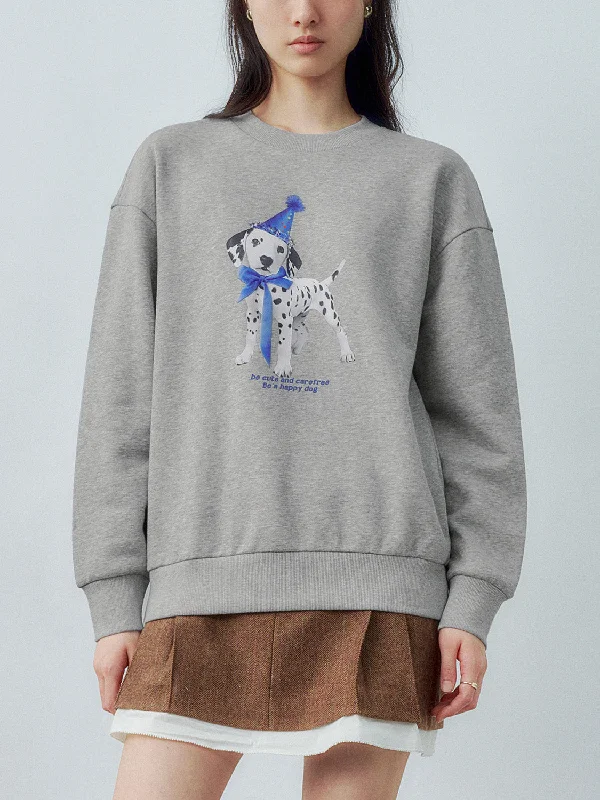 Crew Neck Loose Sweatshirts