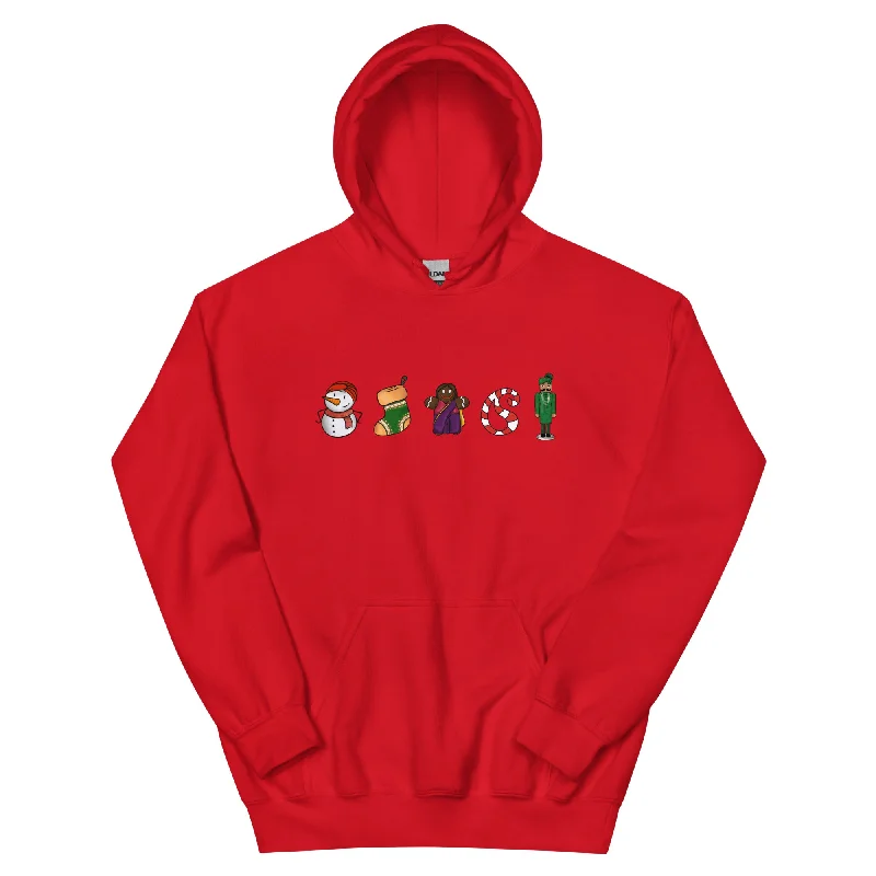 Desi Christmas Elements Hoodie