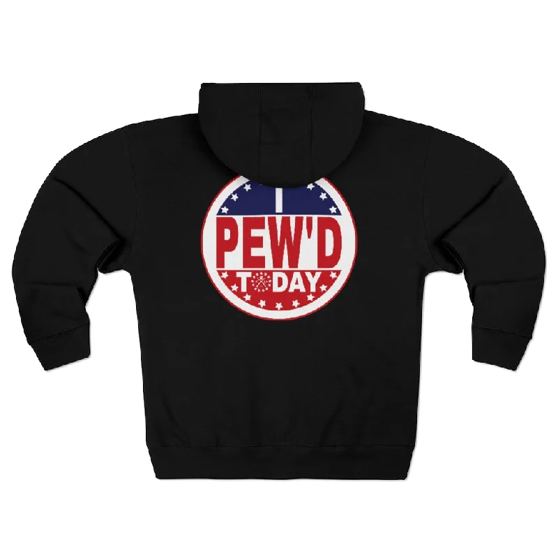 I Pew'd Today, Premium Full Zip Hoodie