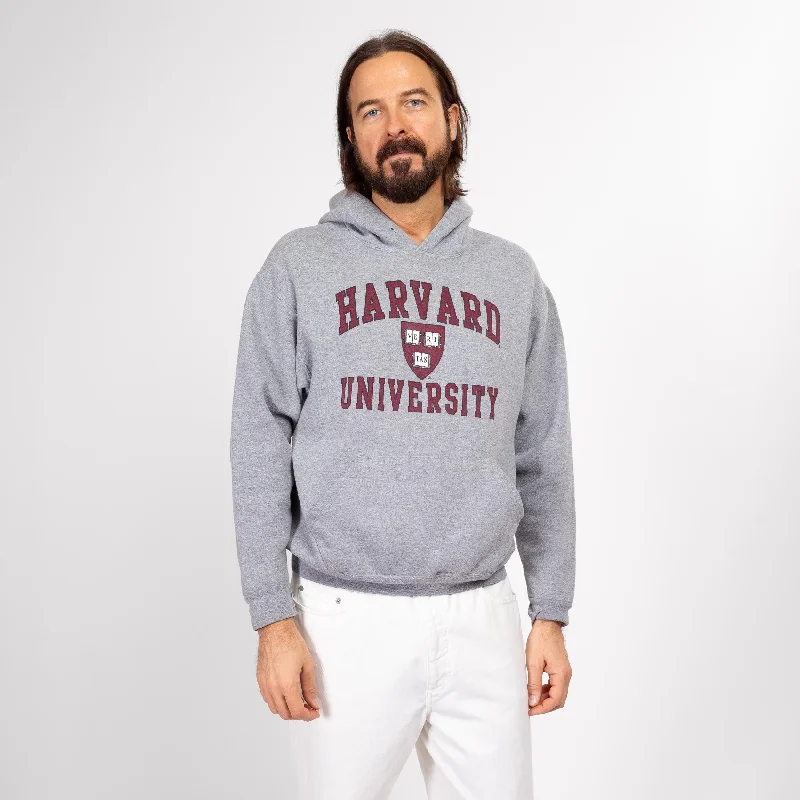 Med-Lrg 90s Harvard University Hooded Sweatshirt