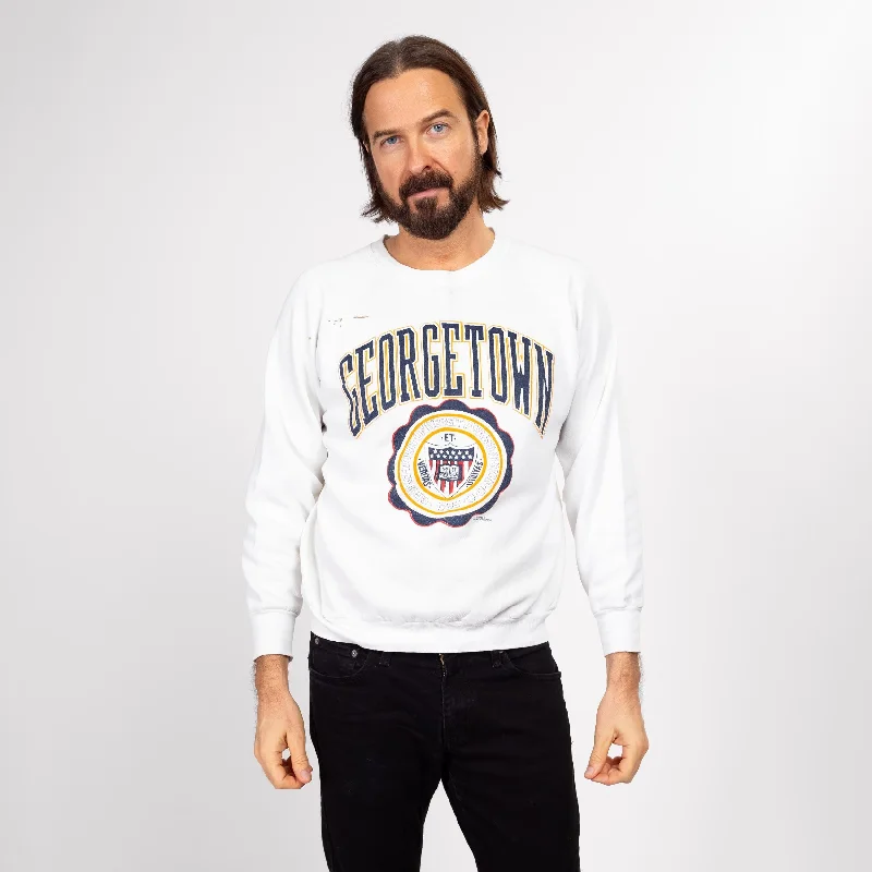 Medium 80s Georgetown University Distressed Crewneck Sweatshirt