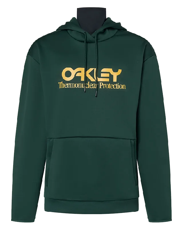 Oakley Rider Long 2.0 Hoodie - Hunter Green/Amber Yellow