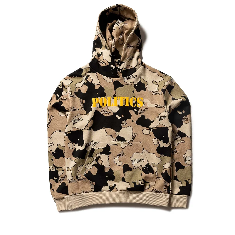 Politics Beret Hoodie - Camo