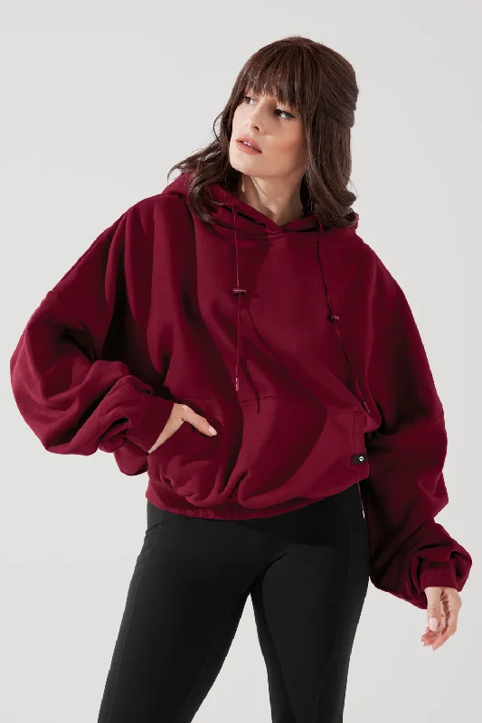 POPFLEX® Pullover Cloud Hoodie - Crimson