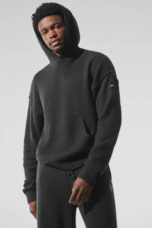 New Class Cashmere Hoodie - Black