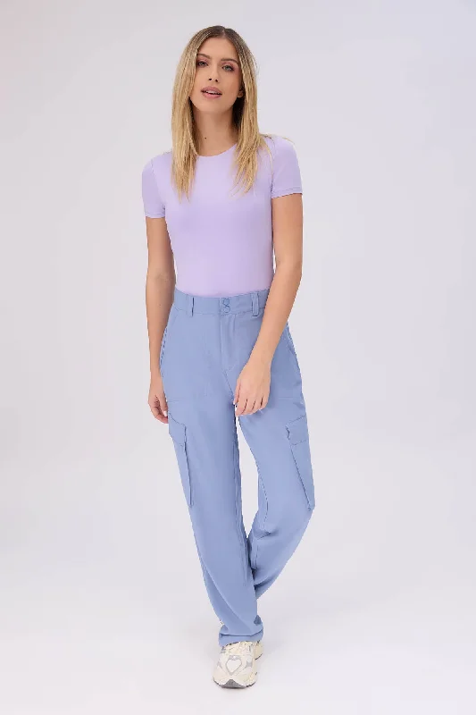 UNPLUG By Bluenotes Flex Move Cargo Wide Leg Pants