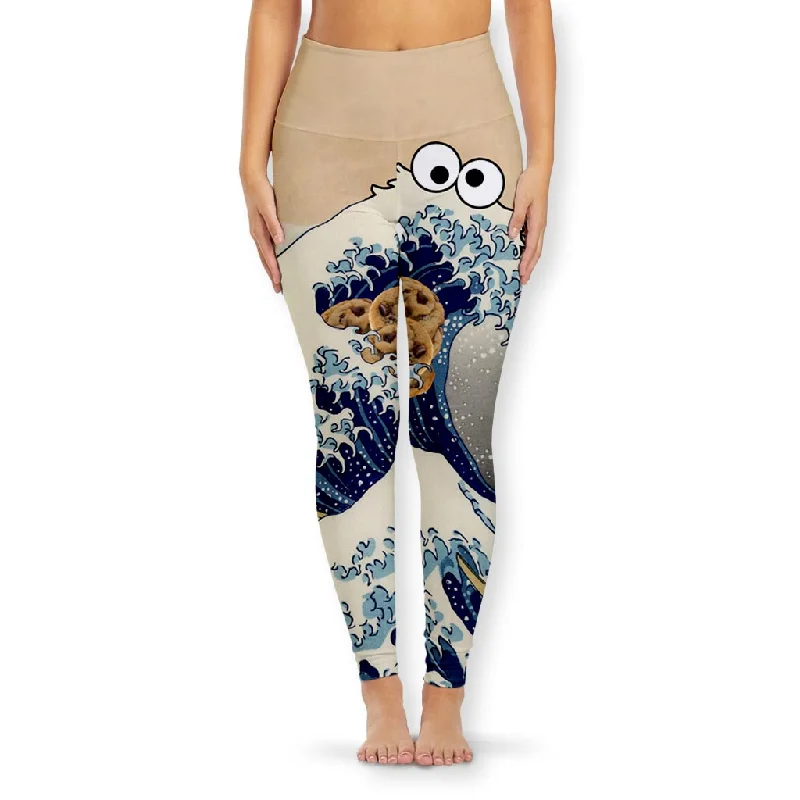 Cookie Wave Yoga Pants