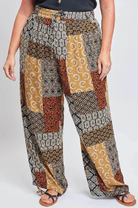 Patchwork QUEEN pants