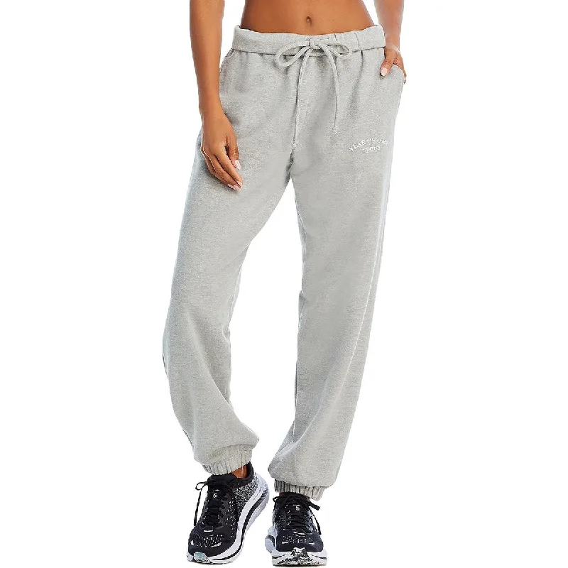 Year of Ours Womens Cotton Logo Jogger Pants