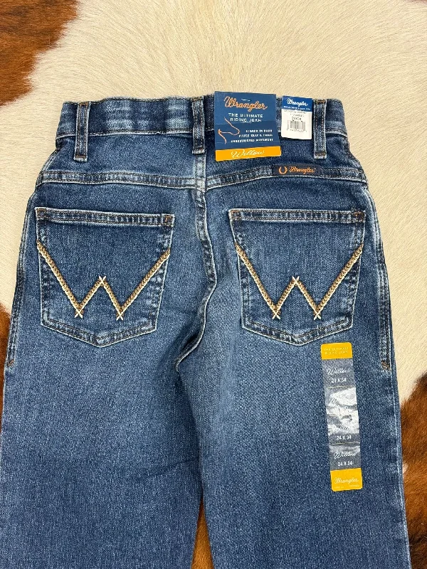 WOMEN'S WRANGLER ULTIMATE RIDING JEAN WILLOW DARK WASH