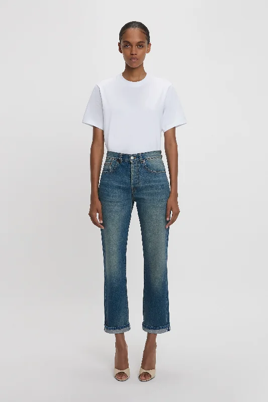 Exclusive Victoria Relaxed Jean In Mid Blue