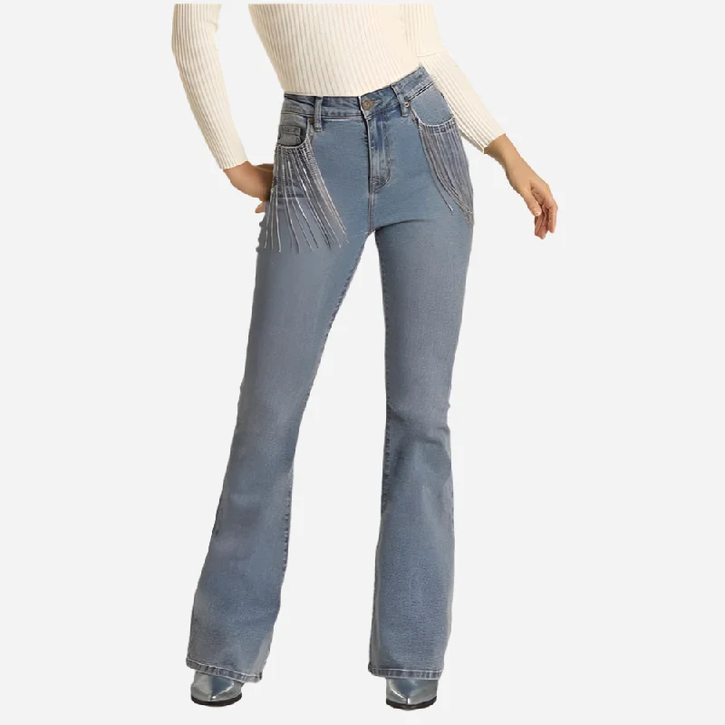 Rhinestone Flare Jean