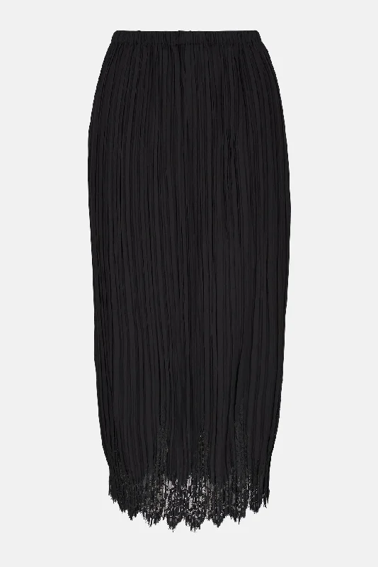 Pleated Skirt Black