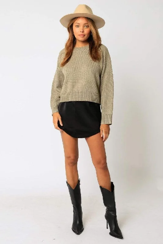 Zion Scoop Mini Skirt Black